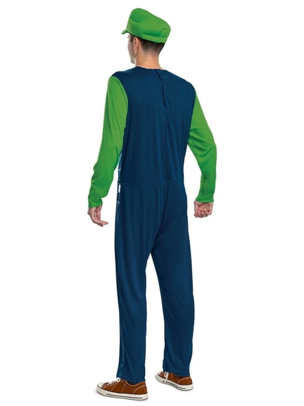 NWT Super Mario Bros. Luigi Classic Adult Costume XL 42-46 Disguise - Picture 3 of 4